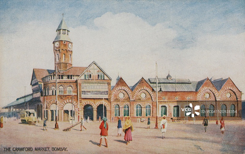 孟买克劳福德市场图片素材