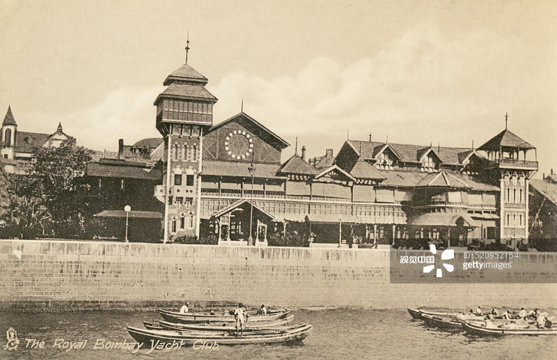 孟买皇家游艇俱乐部，印度马哈拉施特拉邦孟买图片素材