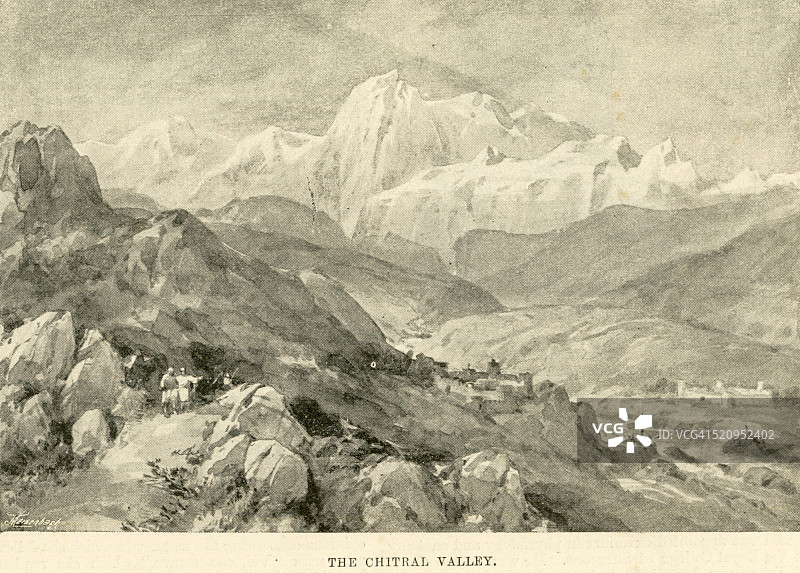 巴基斯坦奇特拉尔山谷图片素材