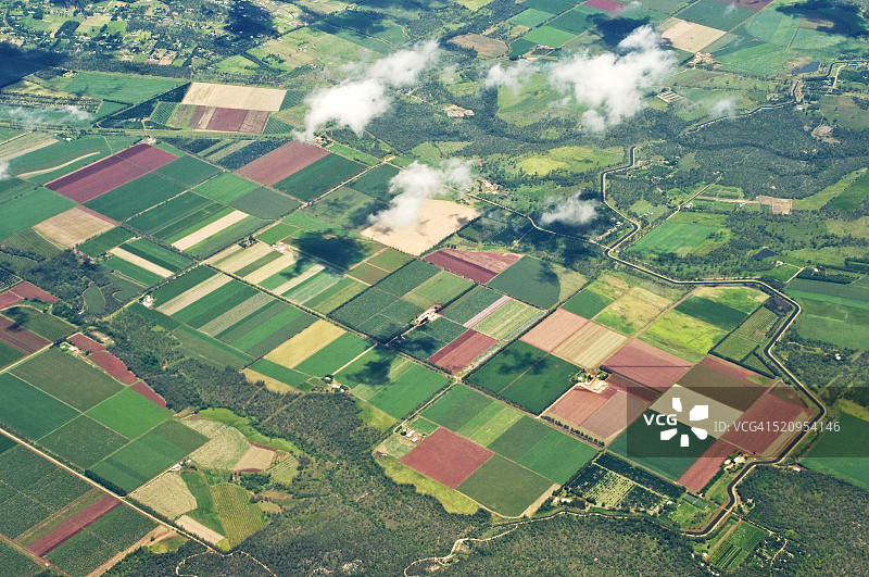 澳大利亚昆士兰州凯恩斯田野航拍图图片素材
