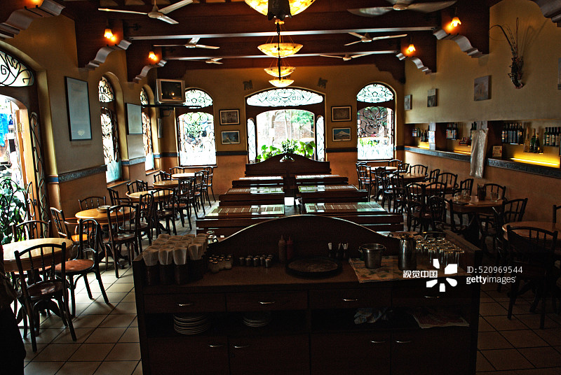 印度孟买的伊朗咖啡馆图片素材