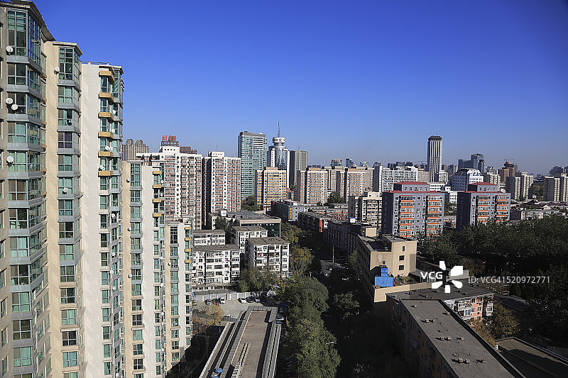 朝阳区鸟瞰图图片素材
