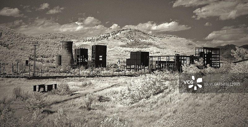 废弃的建筑物图片素材