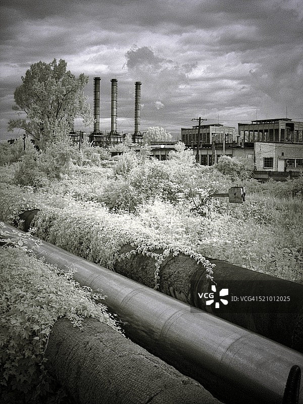 废弃的建筑物图片素材