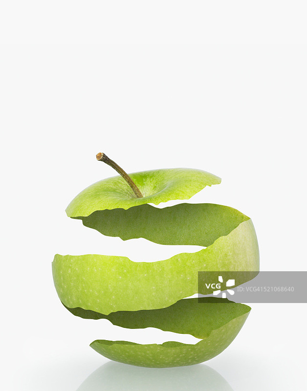 青苹果皮图片素材