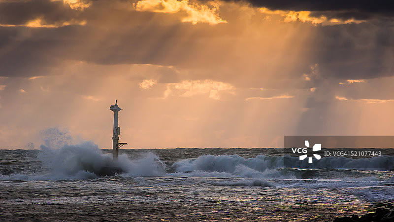 暮光射线图片素材