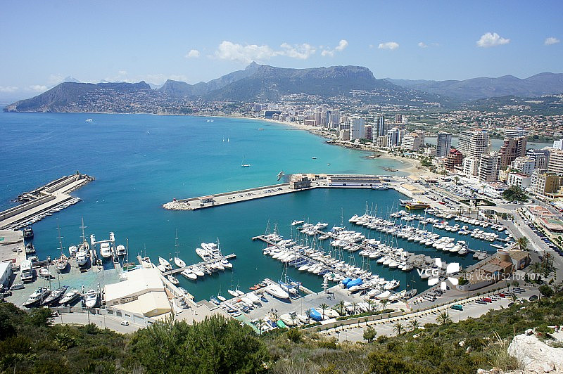 西班牙卡尔佩图片素材