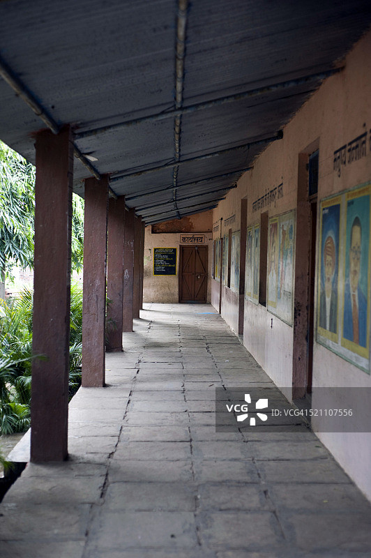 安纳·哈扎尔在印度马哈拉施特拉邦的乡村学校图片素材
