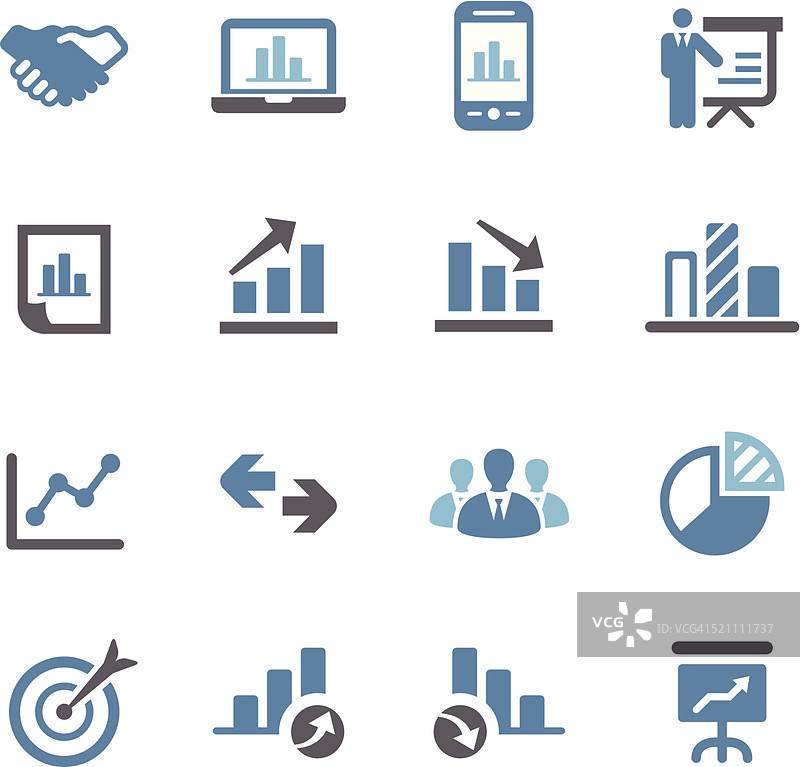 商业和市场分析图标-Conc系列图片素材