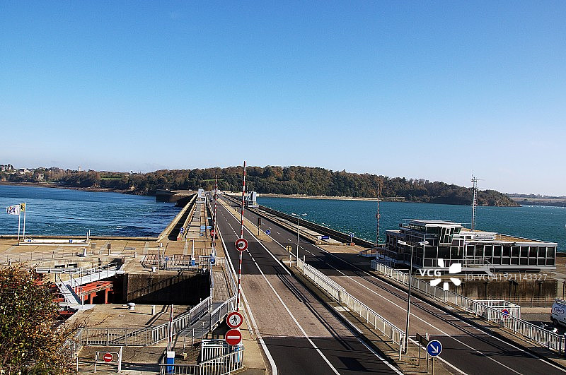 朗斯潮汐电站图片素材