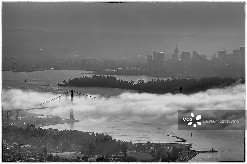 温哥华雾景图片素材