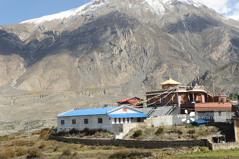 穆克蒂纳特修道院，尼泊尔图片素材