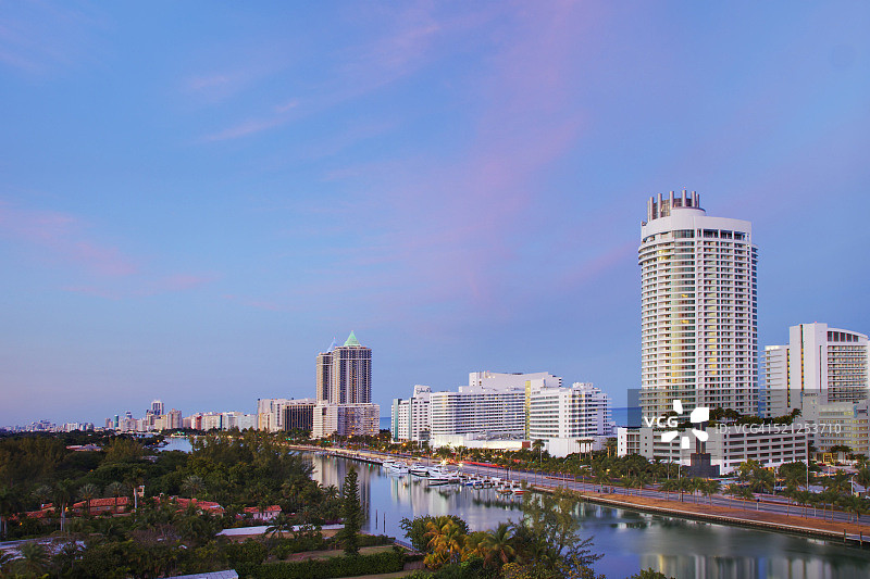 印第安溪和迈阿密海滩酒店图片素材