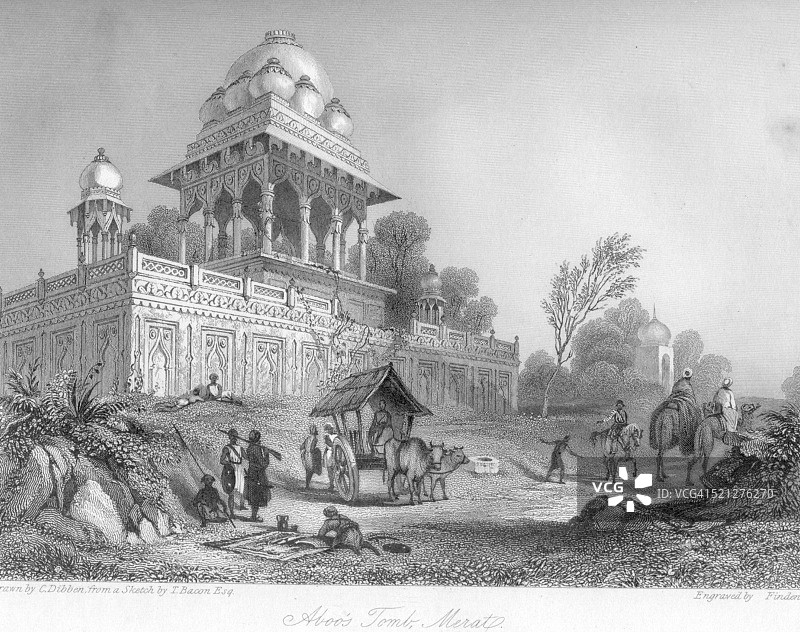 Aboo墓，印度德里密拉特图片素材