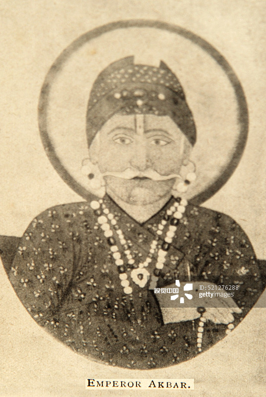 阿克巴皇帝的旧照片图片素材
