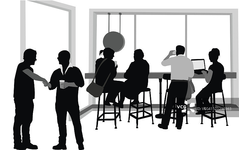 咖啡店聚会图片素材