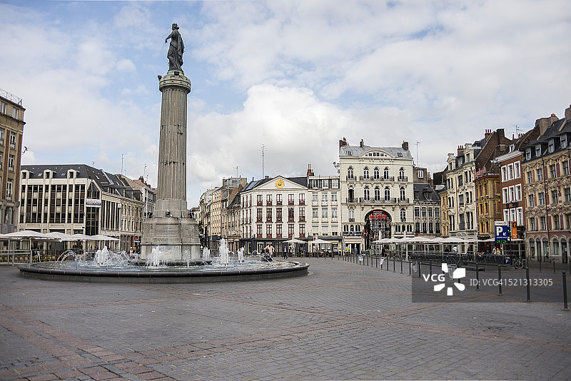 里尔大广场或戴高乐将军广场图片素材