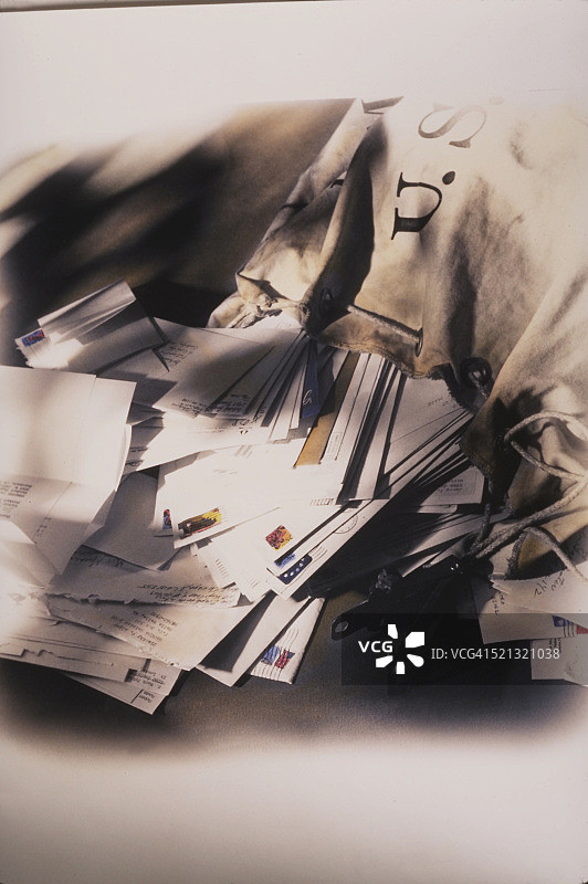 美国邮政署邮袋图片素材