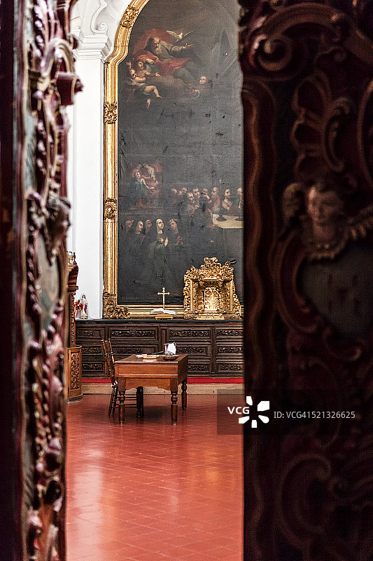 墨西哥克雷塔罗圣克莱尔教堂图片素材