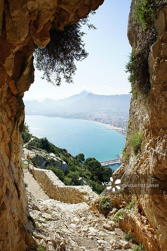 从伊法克岩看到的卡尔佩图片素材