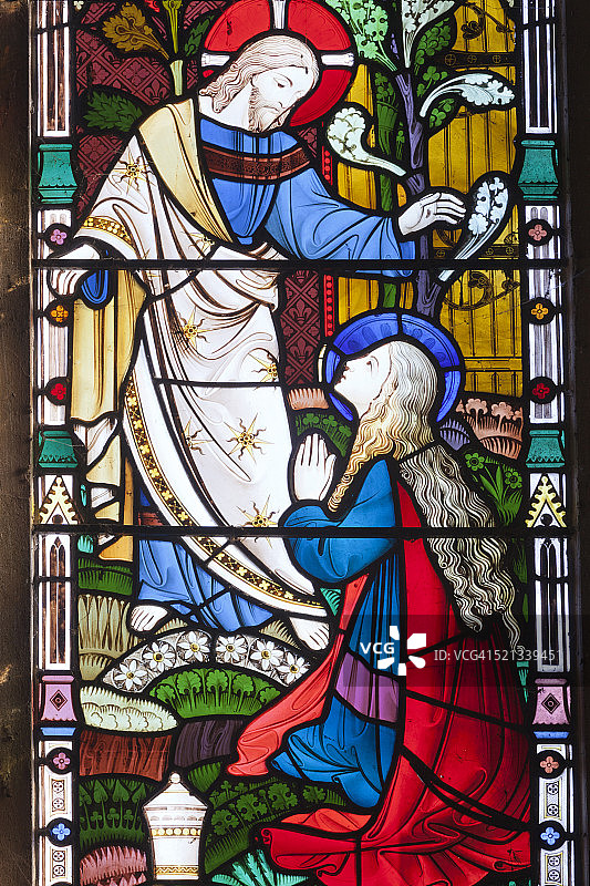 格洛斯特郡塞文河畔韦斯特伯里教堂图片素材