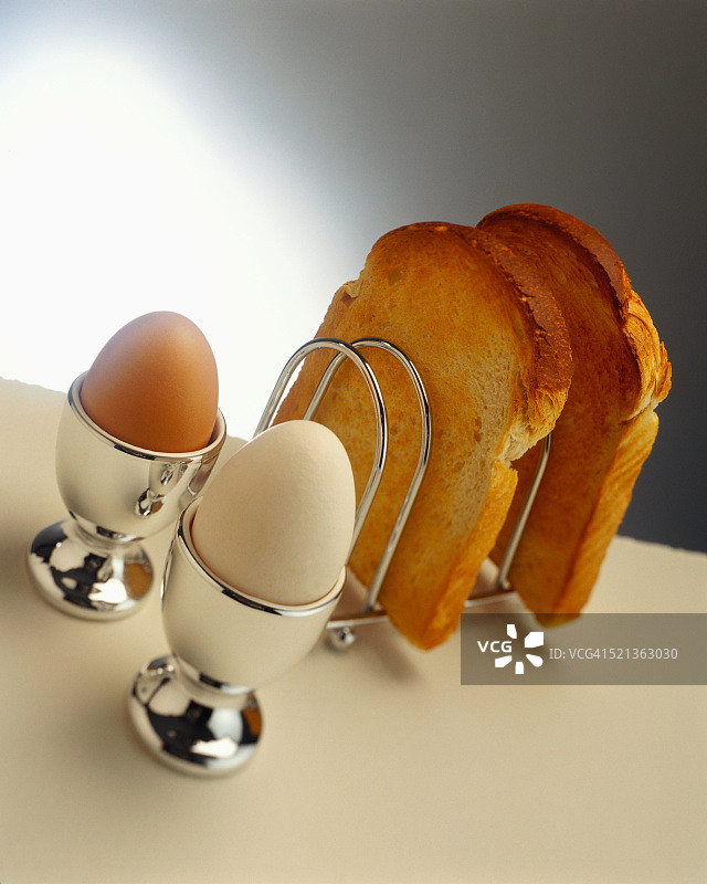 鸡蛋和吐司图片素材