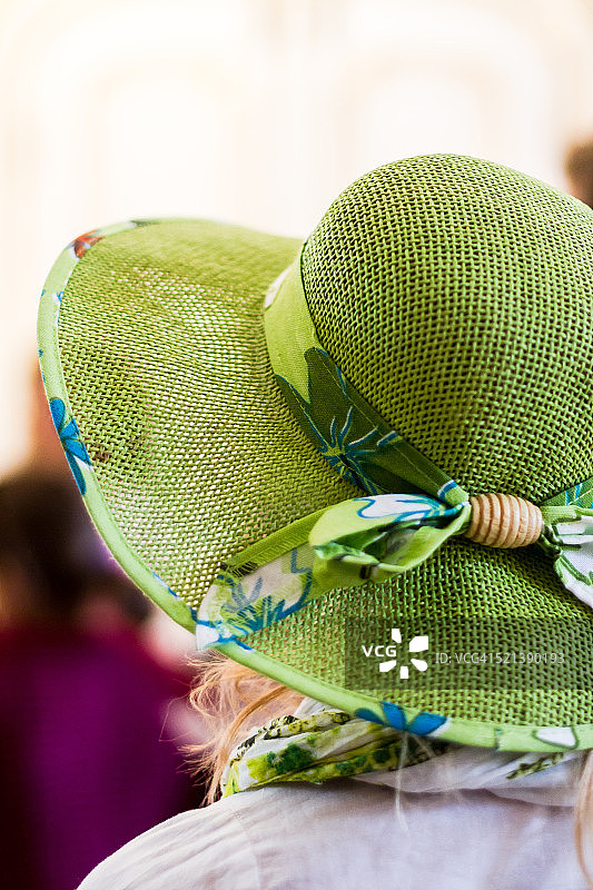 绿帽子图片素材