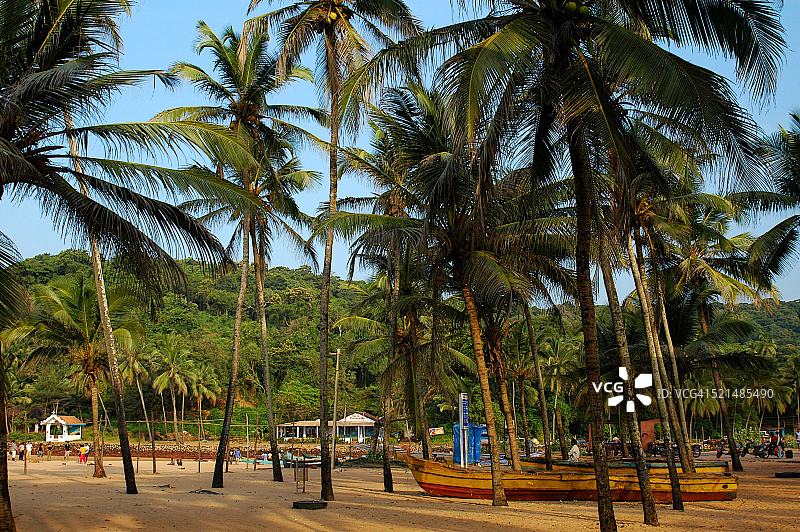 果阿邦坎多林海滩图片素材