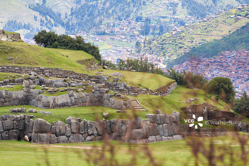 秘鲁库斯科萨克赛瓦曼遗址景观图片素材