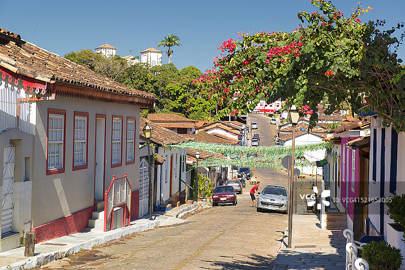 皮雷诺波利斯城市风光，巴西图片素材