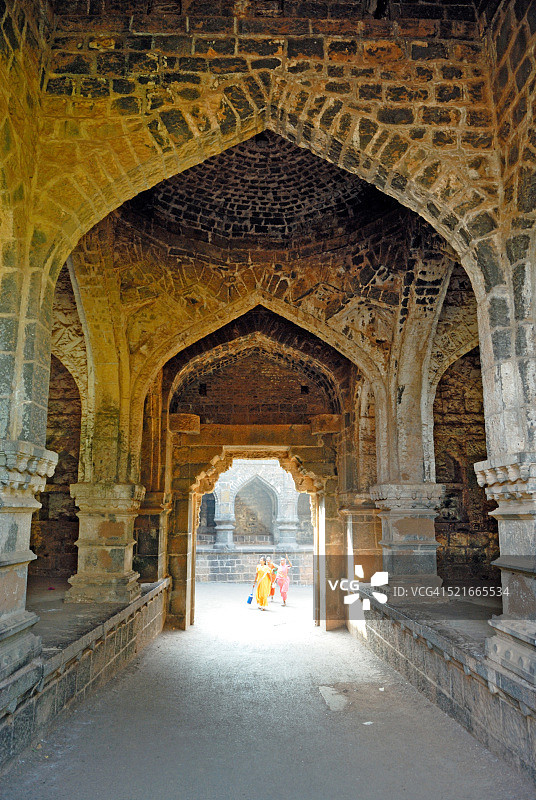 帕纳拉堡，科尔哈布尔，马哈拉施特拉邦，印度图片素材