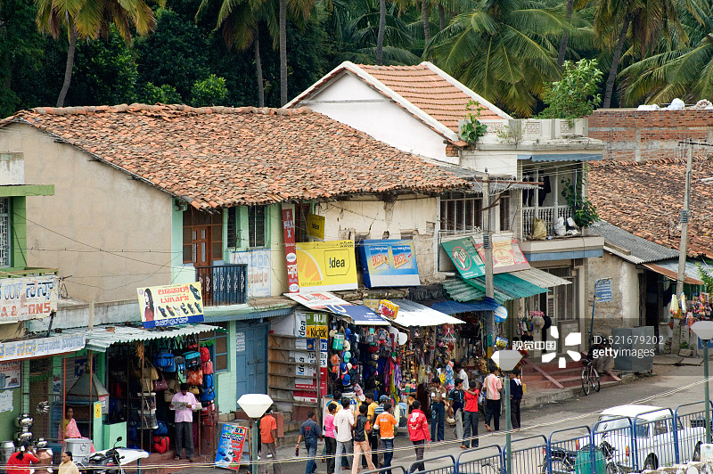 印度卡纳塔克邦哈桑的Sravanabelagola村图片素材
