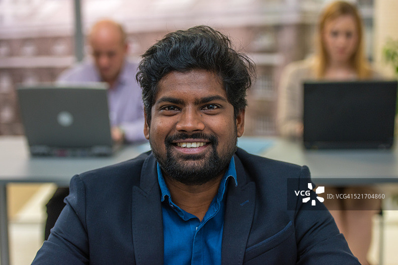 商人微笑图片素材