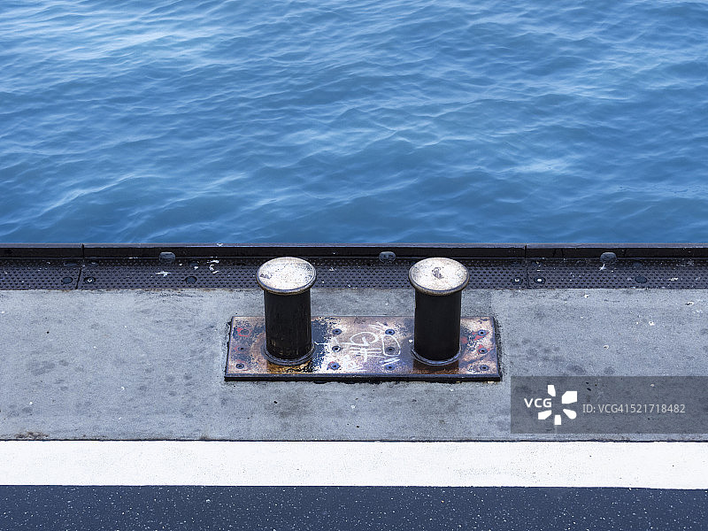 码头系船柱图片素材