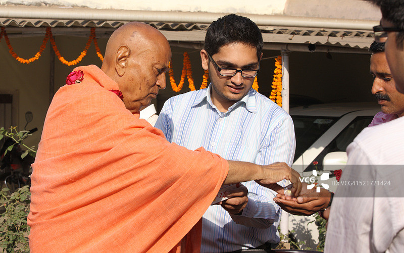 位于印度北阿坎德邦哈里瓦的斯瓦米·萨蒂亚米特拉南德图片素材