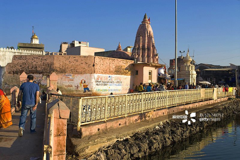 印度古吉拉特邦阿南德附近的达科尔寺湖图片素材