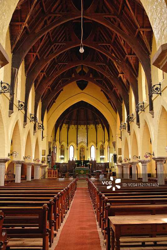 圣乔治教堂，印度泰米尔纳德邦乌蒂乌达加曼达兰库努尔惠灵顿图片素材