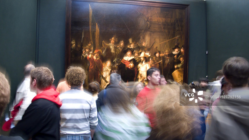 荷兰国立博物馆的游客图片素材