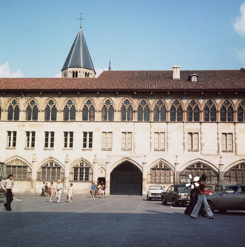克吕尼修道院：格莱斯教皇立面图片素材