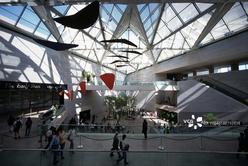 美国国家美术馆东馆中庭内部图片素材