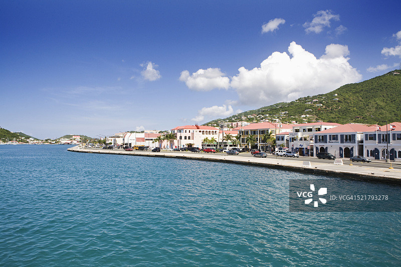 圣托马斯岛夏洛特阿马利亚滨水房屋图片素材