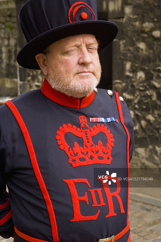 伦敦塔守卫图片素材