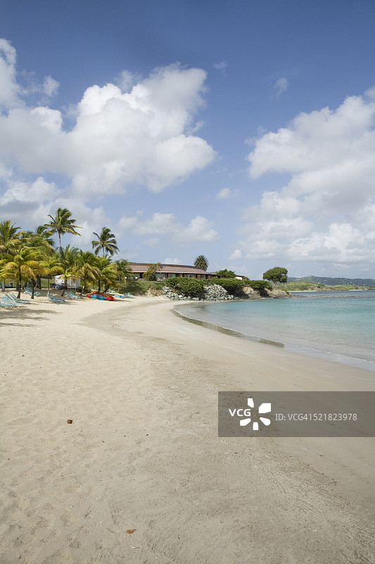 圣克罗伊岛海盗湾海滩图片素材