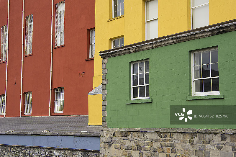 都柏林城堡，爱尔兰都柏林图片素材