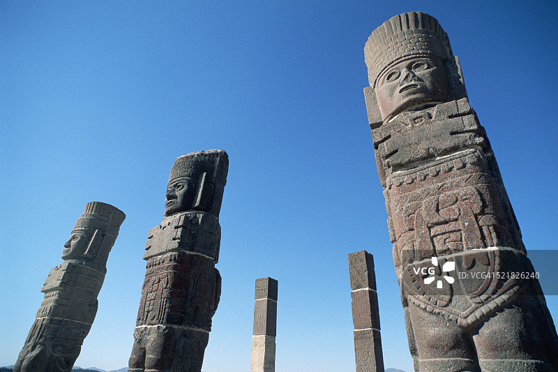 晨星神庙阿特兰特斯雕像的人物细节图片素材