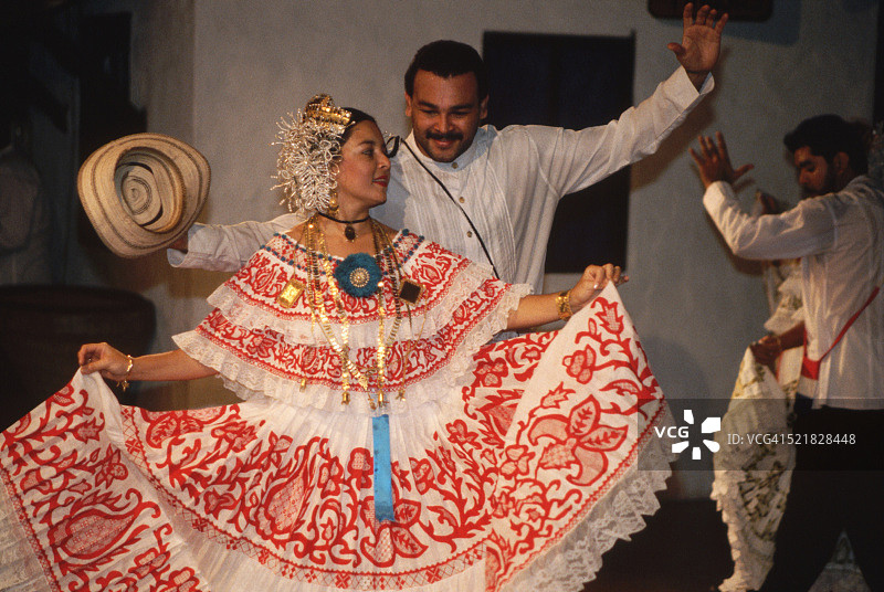 巴拿马民间舞者图片素材