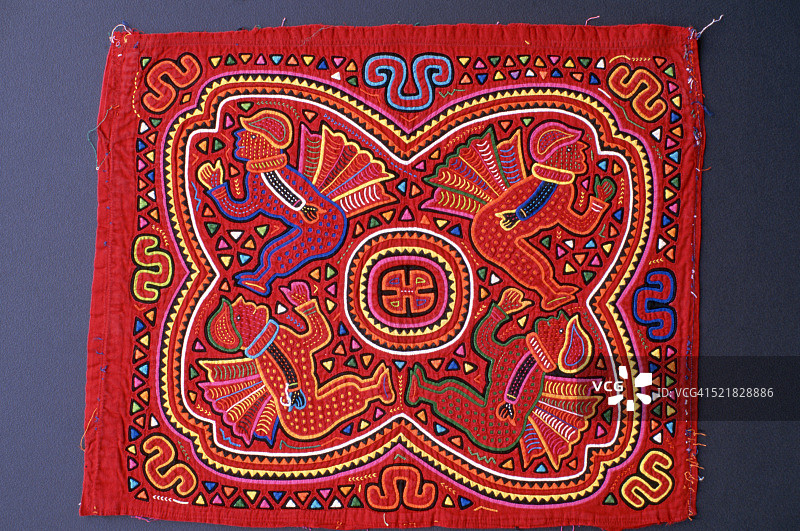 巴拿马库纳莫拉蝴蝶图案图片素材