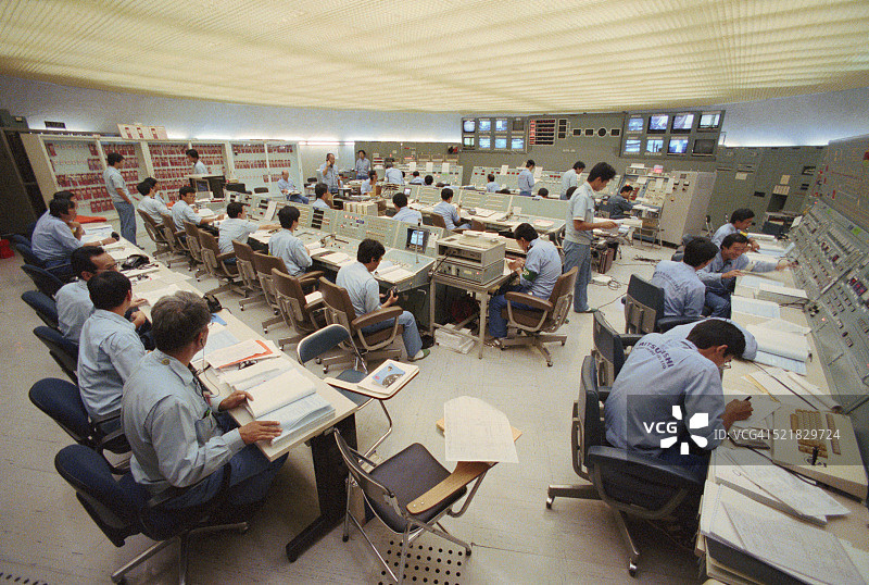 日本H-I任务控制中心图片素材