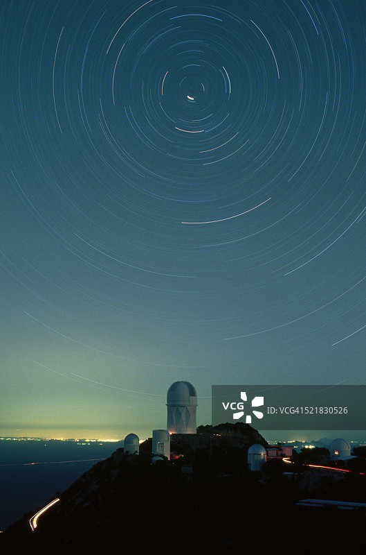 基特峰上的星迹图片素材