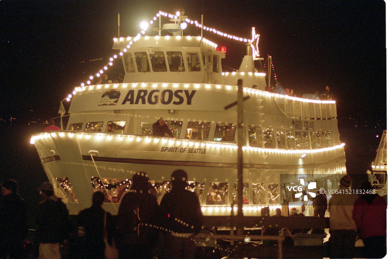 西雅图圣诞节巡游图片素材